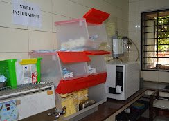 Sterile instruments area – Kamalini Dental Clinic